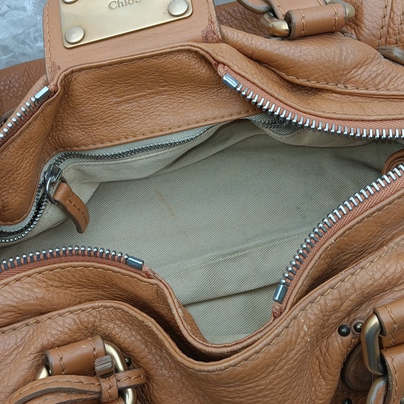 CHLOE CAMEL PADDINGTON Vintage Handbag - Picture 11 of 15